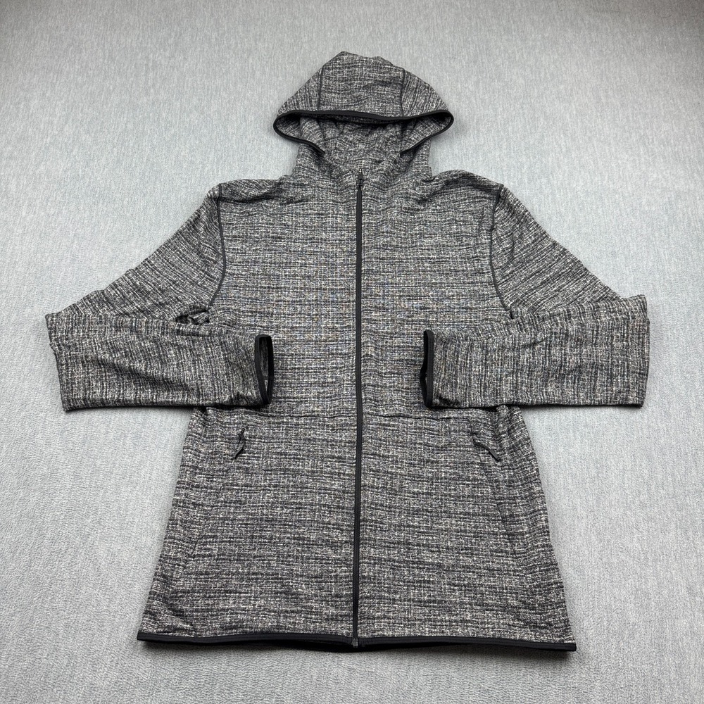 Lululemon Jacket Mens Small Gray Surge Warm Full Zip Hoodie Performance Atheltic